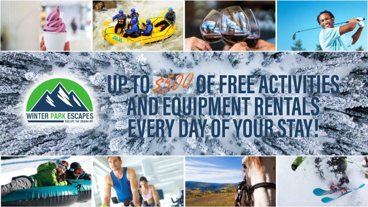 New Luxury Loft #5 - Huge Hot Tub & Great Views - 500 Dollars Of Free Activities & Equipment Rentals Daily Winter Park Kültér fotó
